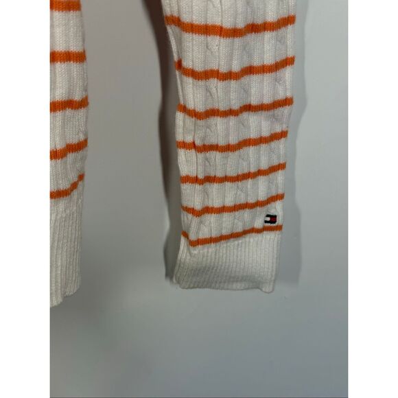 003 --- Tommy Hilfiger Women stripe lightweight knit sweater size small - Picture 3 of 10
